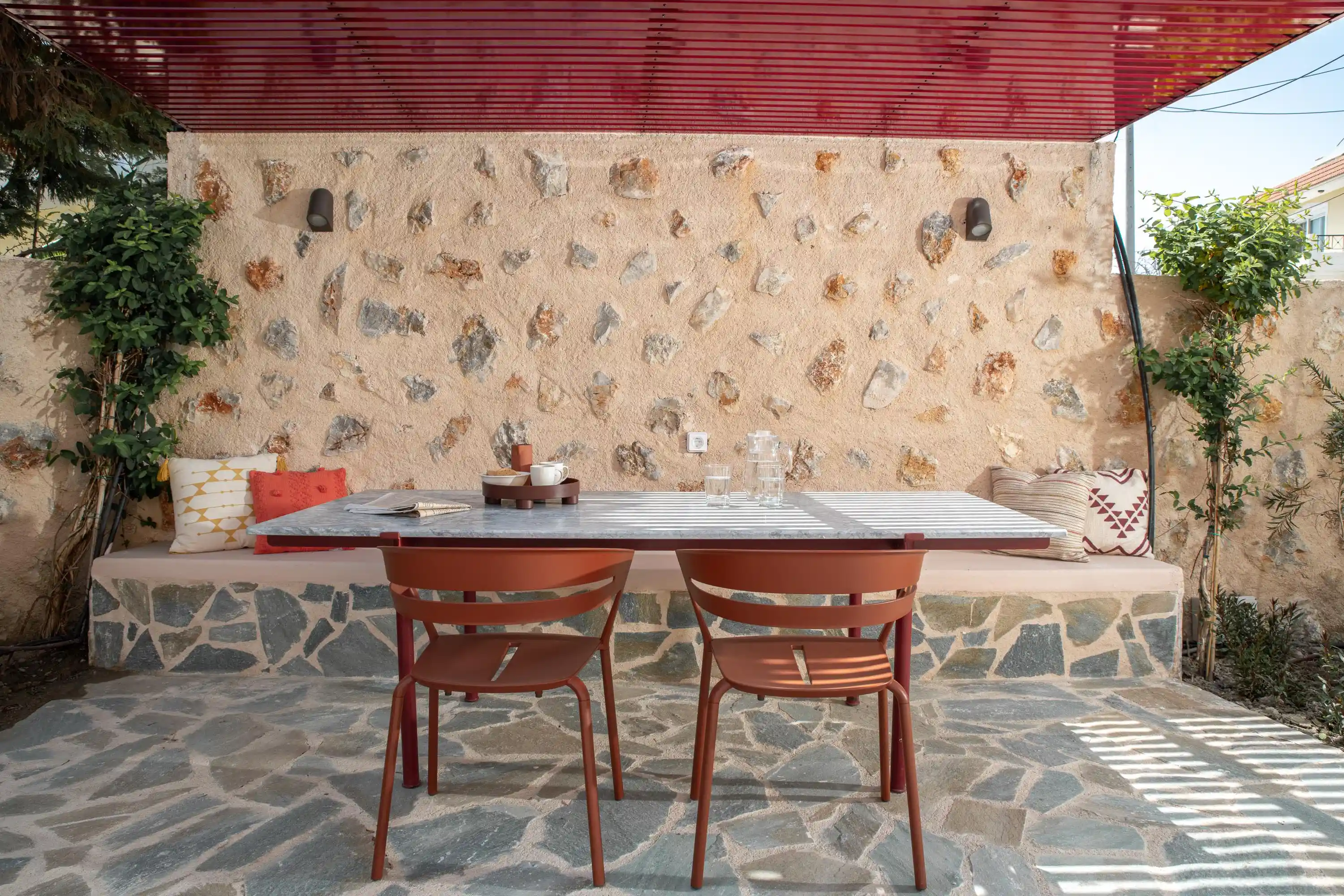 Paint and ceramic workshop activity in Rhodes